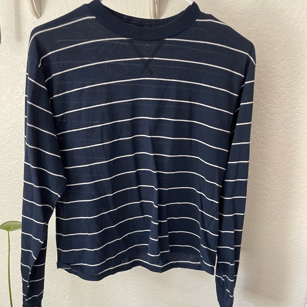 brandy melville striped long sleeve top